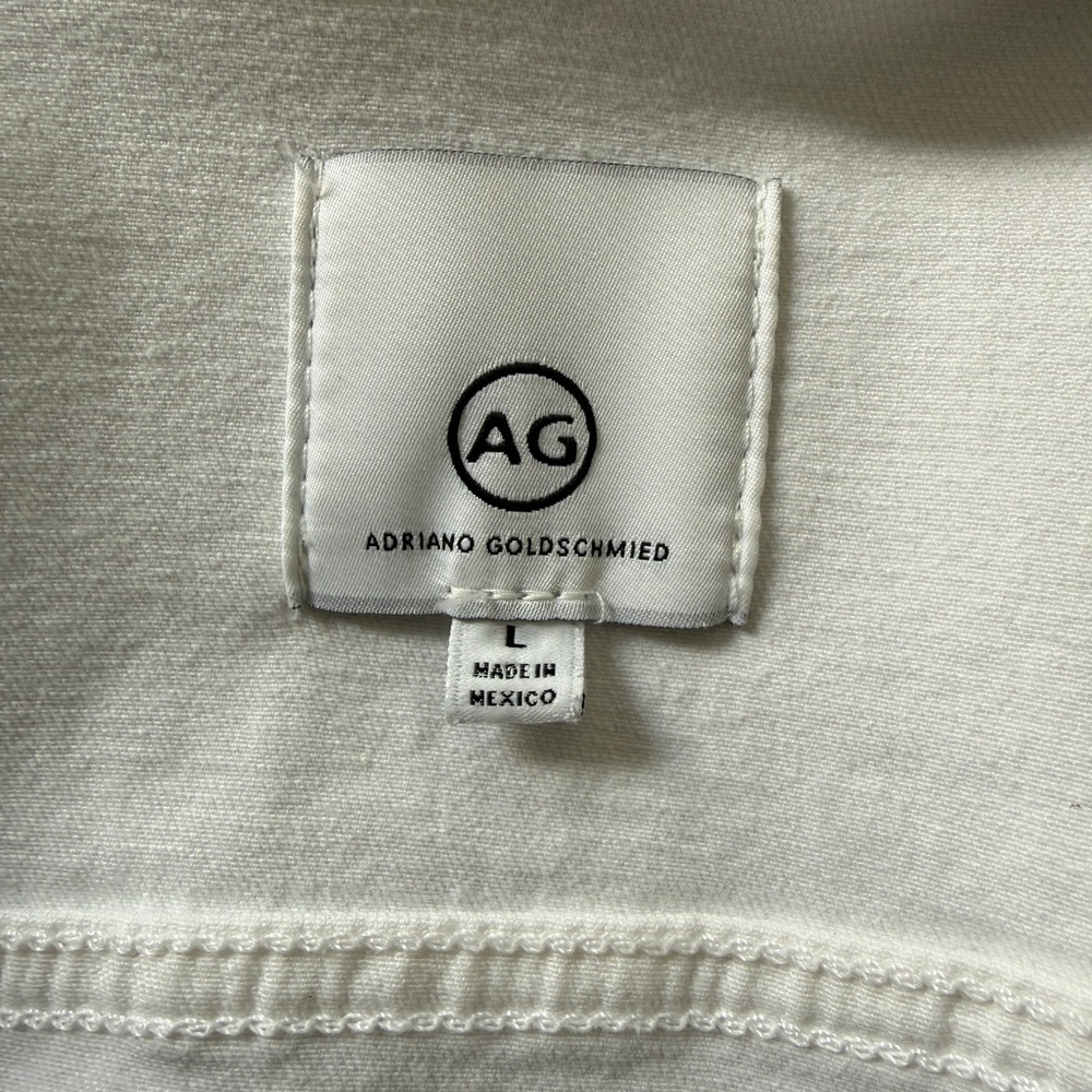 AG Classic White Denim Jacket - Picture 5 of 7